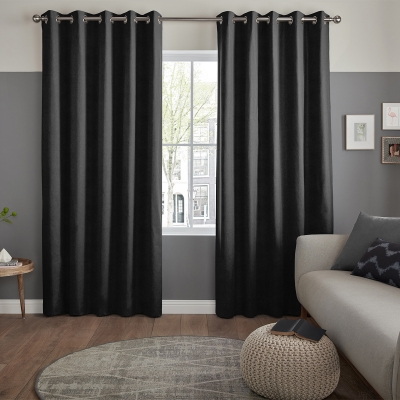 Product photograph of Rudiger Ebony Curtain from Choice Furniture Superstore