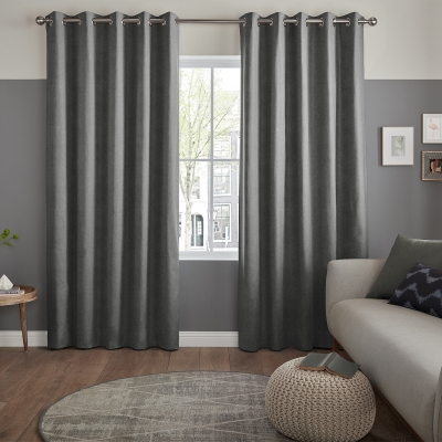 Product photograph of Rudiger Slate Curtain from Choice Furniture Superstore