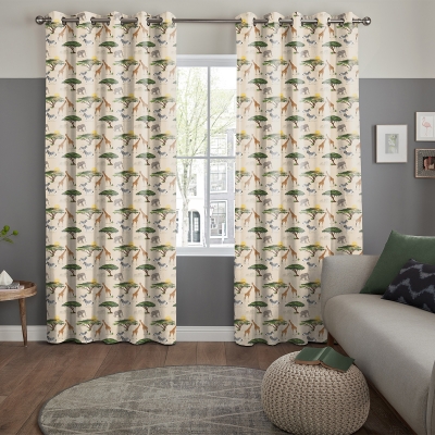 Product photograph of Safari Multi Curtain from Choice Furniture Superstore