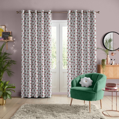 Product photograph of Skinny Dip Cherrys Natural Curtain from Choice Furniture Superstore
