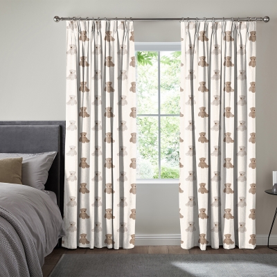Product photograph of Teddies Cream Curtain from Choice Furniture Superstore