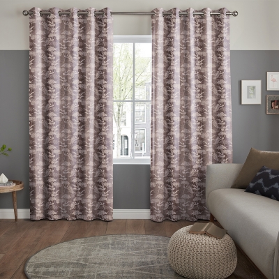 Product photograph of Trincao Rose Gold Curtain from Choice Furniture Superstore