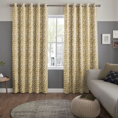 Product photograph of Zakaria Sunflower Curtain from Choice Furniture Superstore