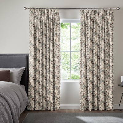 Product photograph of Zouma Claret Curtain from Choice Furniture Superstore
