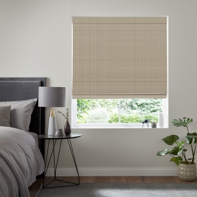 Product photograph of Cahill Taupe Roman Blind from Choice Furniture Superstore