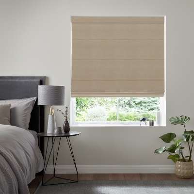 Product photograph of Dier Linen Roman Blind from Choice Furniture Superstore