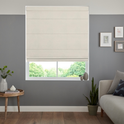 Product photograph of Dier Oyster Roman Blind from Choice Furniture Superstore