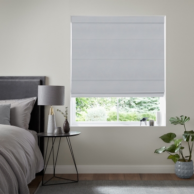 Product photograph of Dier Silver Roman Blind from Choice Furniture Superstore