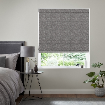 Product photograph of Grant Slate Roman Blind from Choice Furniture Superstore