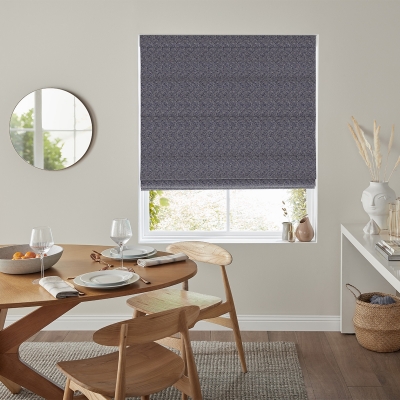 Product photograph of Mata Indigo Roman Blind from Choice Furniture Superstore