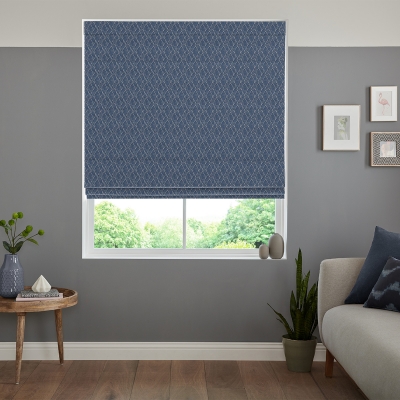 Product photograph of Matip Indigo Roman Blind from Choice Furniture Superstore