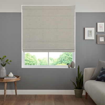 Product photograph of Riyad Stone Roman Blind from Choice Furniture Superstore