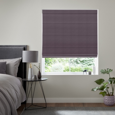 Product photograph of Romero Grape Roman Blind from Choice Furniture Superstore