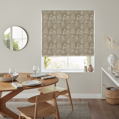 Product photograph of Carrasco Pewter Roman Blind from Choice Furniture Superstore