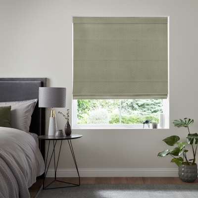 Product photograph of Konsa Sage Roman Blind from Choice Furniture Superstore
