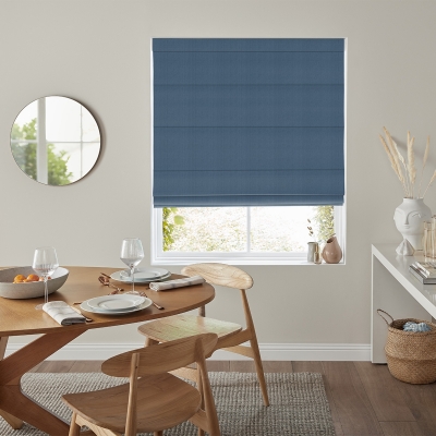 Product photograph of Romero Denim Roman Blind from Choice Furniture Superstore