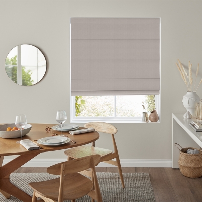 Product photograph of Casey Platinum Roman Blind from Choice Furniture Superstore