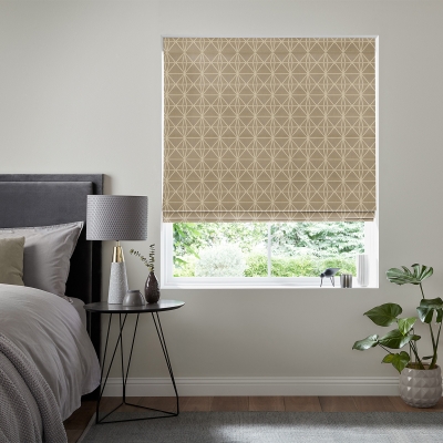 Product photograph of Gosling Caramel Roman Blind from Choice Furniture Superstore