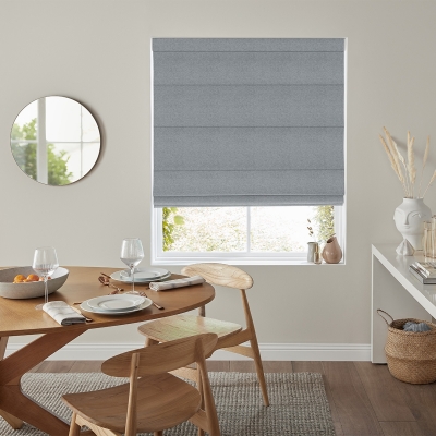 Product photograph of Ilkay Graphite Roman Blind from Choice Furniture Superstore