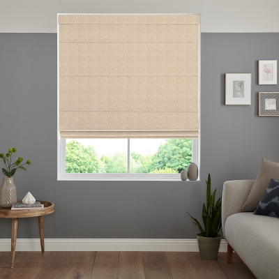 Product photograph of Matip Champagne Roman Blind from Choice Furniture Superstore