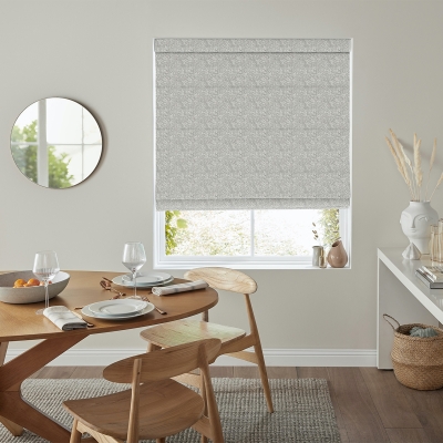 Product photograph of Pavard Silver Roman Blind from Choice Furniture Superstore