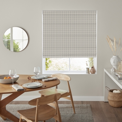 Product photograph of Cahill Pewter Roman Blind from Choice Furniture Superstore