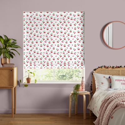 Product photograph of Cherrys Natural Roman Blind from Choice Furniture Superstore