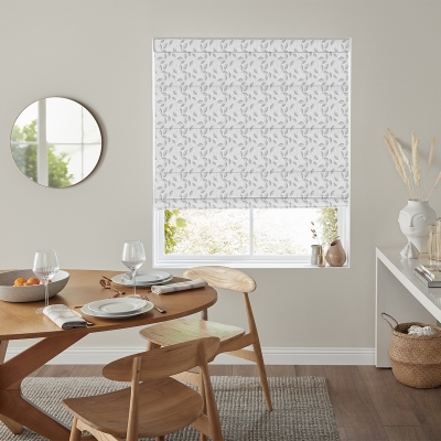 Product photograph of Conte Platinum Roman Blind from Choice Furniture Superstore