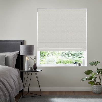 Product photograph of Kane Silver Roman Blind from Choice Furniture Superstore