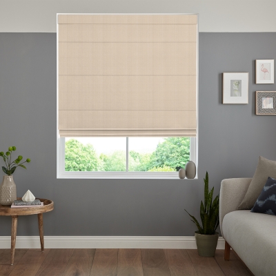 Product photograph of Palmer Champagne Roman Blind from Choice Furniture Superstore