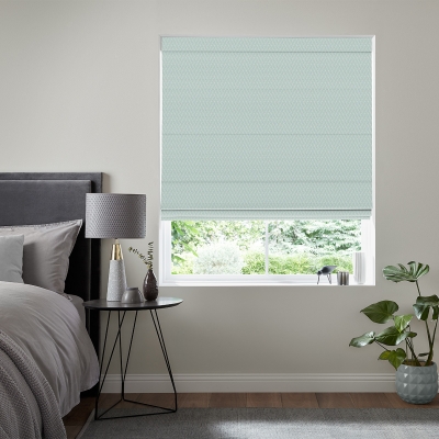Product photograph of Skipp Aquamarine Roman Blind from Choice Furniture Superstore