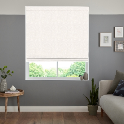 Product photograph of Lars Ivory Roman Blind from Choice Furniture Superstore