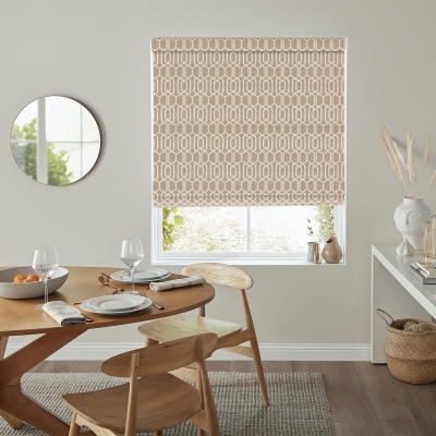 Product photograph of Robben Blush Roman Blind from Choice Furniture Superstore