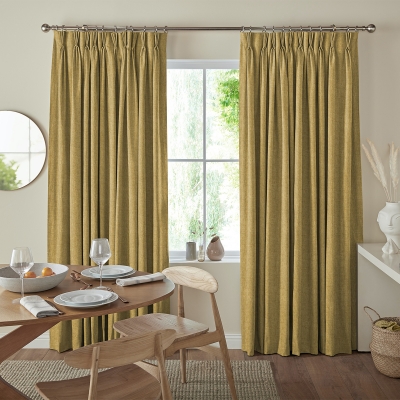 Product photograph of Ruben Saffron Curtain from Choice Furniture Superstore