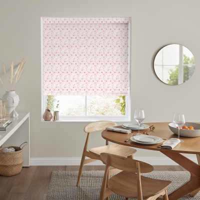 Product photograph of Alexia Pink Roller Blind from Choice Furniture Superstore