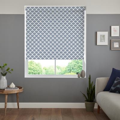 Product photograph of Cinna Indigo Roller Blind from Choice Furniture Superstore