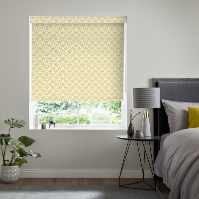 Product photograph of Cinna Mustard Roller Blind from Choice Furniture Superstore