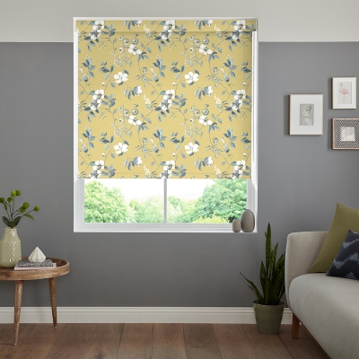 Product photograph of Claudio Ochre Roller Blind from Choice Furniture Superstore