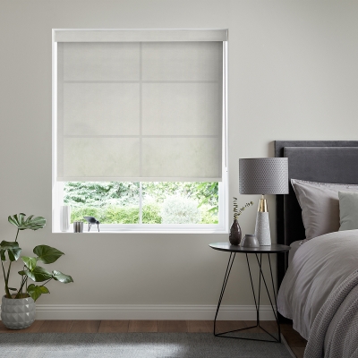 Product photograph of Juno Chalk Roller Blind from Choice Furniture Superstore