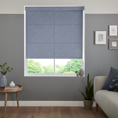 Product photograph of Juno Denim Roller Blind from Choice Furniture Superstore