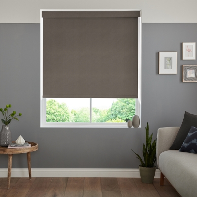 Product photograph of Lena Chocolate Roller Blind from Choice Furniture Superstore