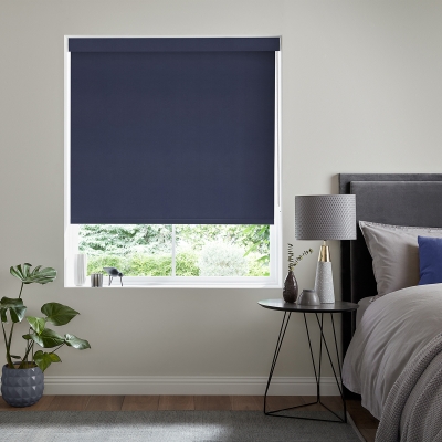 Product photograph of Lena Navy Roller Blind from Choice Furniture Superstore