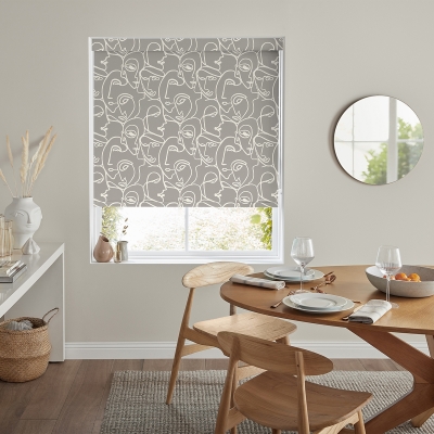 Product photograph of Mapi Smoke Roller Blind from Choice Furniture Superstore