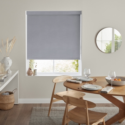 Product photograph of Ophelia Silver Roller Blind from Choice Furniture Superstore