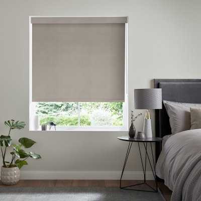 Product photograph of Puck Stone Roller Blind from Choice Furniture Superstore
