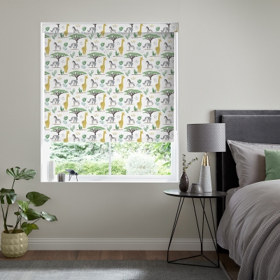 Product photograph of Rodman Green Roller Blind from Choice Furniture Superstore