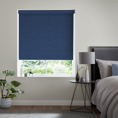 Product photograph of Rosa Indigo Roller Blind from Choice Furniture Superstore