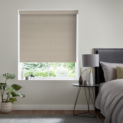 Product photograph of Sakina Wheat Roller Blind from Choice Furniture Superstore