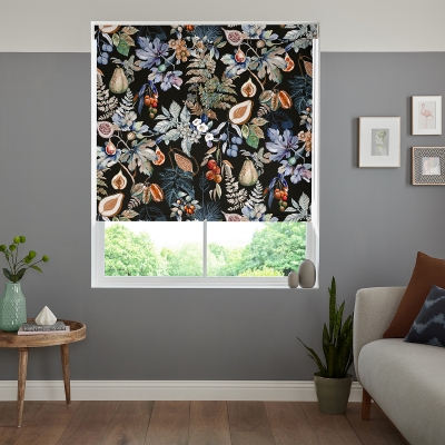 Product photograph of Sofie Midnight Roller Blind from Choice Furniture Superstore