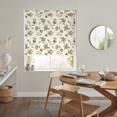 Product photograph of Avi Yellow Roller Blind from Choice Furniture Superstore